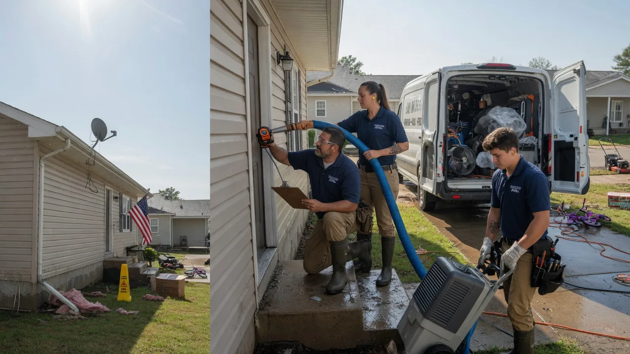 Ceiling Water Damage Restoration in North Vernon, IN near me